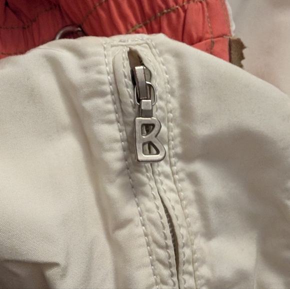 Rare Vintage Bogner Ski Snowsuit 80s Western Bavarian Mountain Eagle Coral Pink - Picture 12 of 16